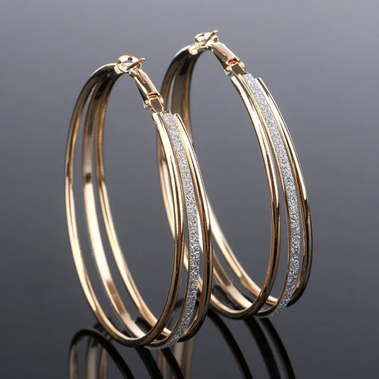 Aurielle™ | Vintage Gold-Plated Sparkling Earrings